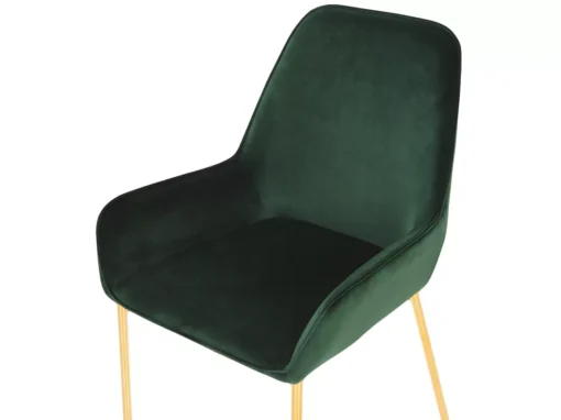 Lot De 2 Chaises En Velours Vert LOVERNA -Meilleur Meubles Magasin chaise 17175783