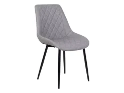 Lot De 2 Chaises En Cuir PU Marron Gris MARIBEL -Meilleur Meubles Magasin chaise 17176259