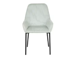 Lot De 2 Chaises De Salle à Manger En Velours Côtelé Vert Menthe LOVERNA -Meilleur Meubles Magasin chaise 17177365