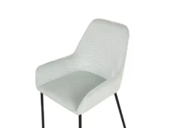 Lot De 2 Chaises De Salle à Manger En Velours Côtelé Vert Menthe LOVERNA -Meilleur Meubles Magasin chaise 17177369