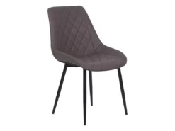 Lot De 2 Chaises En Cuir PU Marron Foncé MARIBEL -Meilleur Meubles Magasin chaise 17177489