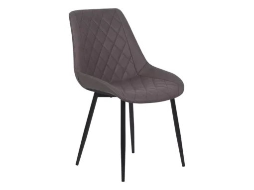 Lot De 2 Chaises En Cuir PU Marron Foncé MARIBEL -Meilleur Meubles Magasin chaise 17177489