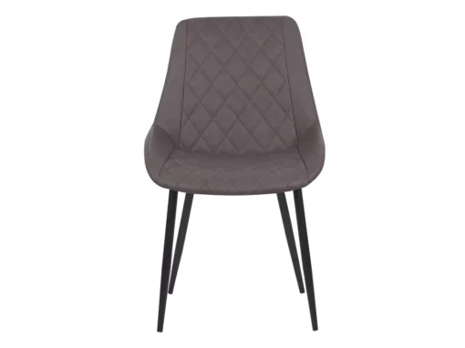 Lot De 2 Chaises En Cuir PU Marron Foncé MARIBEL -Meilleur Meubles Magasin chaise 17177491