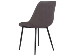Lot De 2 Chaises En Cuir PU Marron Foncé MARIBEL -Meilleur Meubles Magasin chaise 17177497