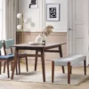 Lot De 2 Chaises De Salle à Manger En Bois Foncé Et Bleu MOKA -Meilleur Meubles Magasin chaise 17219113