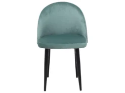 Lot De 2 Chaises En Velours Vert VISALIA 15 Lot De 2 Chaises En Velours Vert VISALIA -Meilleur Meubles Magasin chaise 17475279