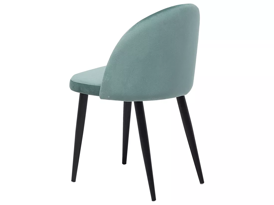 Lot De 2 Chaises En Velours Vert VISALIA 10 Lot De 2 Chaises En Velours Vert VISALIA – Image 8