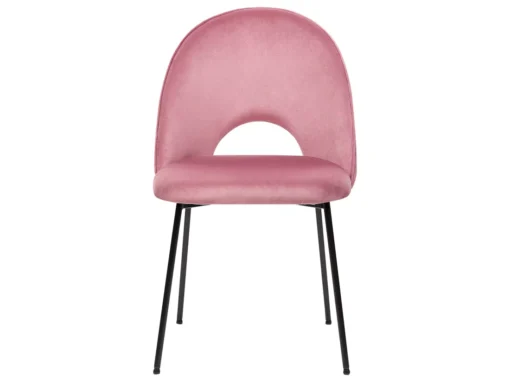 Lot De 2 Chaises De Salle à Manger En Velours Rose COVELO -Meilleur Meubles Magasin chaise 17475313