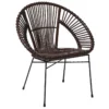 Chaise En Rotin Foncé SARITA -Meilleur Meubles Magasin chaise 17475877