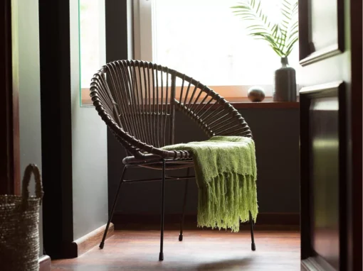Chaise En Rotin Foncé SARITA -Meilleur Meubles Magasin chaise 17475879