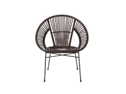 Chaise En Rotin Foncé SARITA -Meilleur Meubles Magasin chaise 17475883