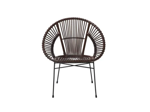 Chaise En Rotin Foncé SARITA -Meilleur Meubles Magasin chaise 17475883