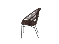 Chaise En Rotin Foncé SARITA -Meilleur Meubles Magasin chaise 17475885