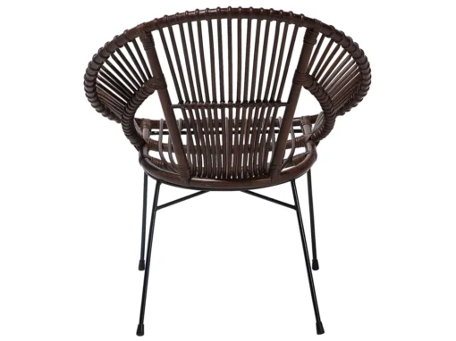 Chaise En Rotin Foncé SARITA -Meilleur Meubles Magasin chaise 17475887
