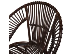Chaise En Rotin Foncé SARITA -Meilleur Meubles Magasin chaise 17475891