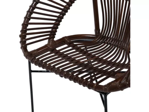 Chaise En Rotin Foncé SARITA -Meilleur Meubles Magasin chaise 17475893