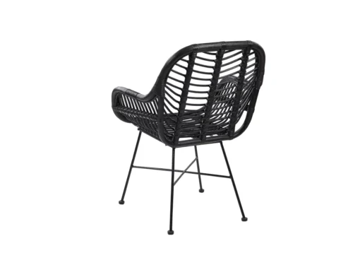 Chaise En Rotin Noir CANORA -Meilleur Meubles Magasin chaise 17475903