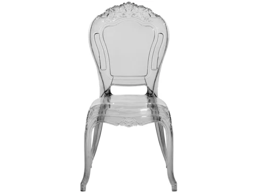 Lot De 2 Chaises De Salle à Manger Noires Transparentes VERMONT -Meilleur Meubles Magasin chaise 18090723