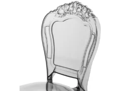 Lot De 2 Chaises De Salle à Manger Noires Transparentes VERMONT -Meilleur Meubles Magasin chaise 18090727