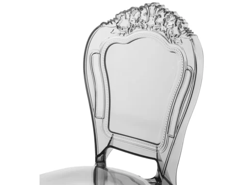 Lot De 2 Chaises De Salle à Manger Noires Transparentes VERMONT -Meilleur Meubles Magasin chaise 18090727