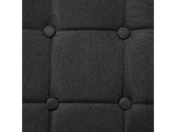 Lot De 2 Chaises En Tissu Noir BROOKLYN -Meilleur Meubles Magasin chaise 18160051