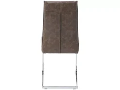 Lot De 2 Chaises En Cuir PU Marron Clair ROCKFORD -Meilleur Meubles Magasin chaise 18160657