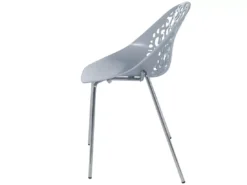 Ensemble De 4 Chaises Grises MUMFORD -Meilleur Meubles Magasin chaise 18195815