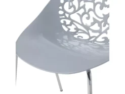 Ensemble De 4 Chaises Grises MUMFORD -Meilleur Meubles Magasin chaise 18195821