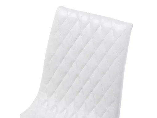 Lot De 2 Chaises De Cuisine En Cuir PU Crème MONTANA -Meilleur Meubles Magasin chaise 18255543