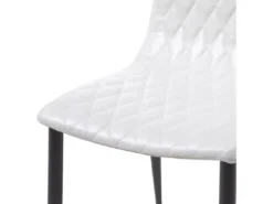 Lot De 2 Chaises De Cuisine En Cuir PU Crème MONTANA -Meilleur Meubles Magasin chaise 18255545