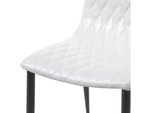 Lot De 2 Chaises De Cuisine En Cuir PU Crème MONTANA -Meilleur Meubles Magasin chaise 18255545