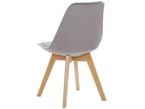 Lot De 2 Chaises En Velours Gris DAKOTA II -Meilleur Meubles Magasin chaise 18447271