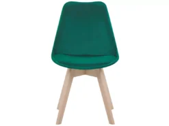 Lot De 2 Chaises En Velours Vert DAKOTA II -Meilleur Meubles Magasin chaise 18447301