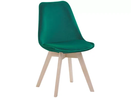 Lot De 2 Chaises En Velours Vert DAKOTA II -Meilleur Meubles Magasin chaise 18447305