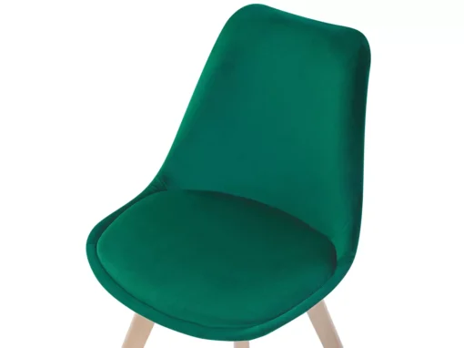 Lot De 2 Chaises En Velours Vert DAKOTA II -Meilleur Meubles Magasin chaise 18447309