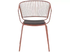 Lot De 2 Chaises En Métal Cuivré RIGBY -Meilleur Meubles Magasin chaise 18447437