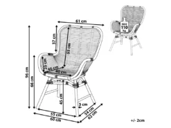 Chaise En Rotin Clair TOGO -Meilleur Meubles Magasin chaise 18447467