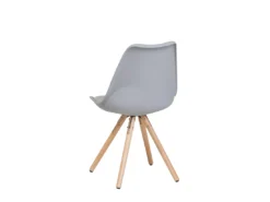 Lot De 2 Chaises En Plastique Gris DAKOTA -Meilleur Meubles Magasin chaise 18757585