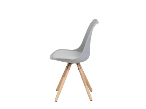 Lot De 2 Chaises En Plastique Gris DAKOTA -Meilleur Meubles Magasin chaise 18757591