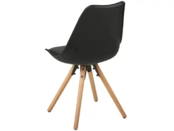 Lot De 2 Chaises Noires DAKOTA -Meilleur Meubles Magasin chaise 18757625