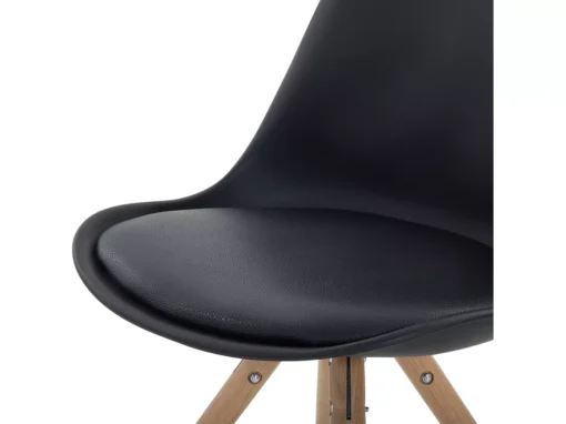 Lot De 2 Chaises Noires DAKOTA -Meilleur Meubles Magasin chaise 18757627