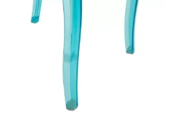 Lot De 4 Chaises Bleues Transparentes MERTON -Meilleur Meubles Magasin chaise 18759563