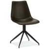 Lot De 2 Chaises Pivotantes Isabel - Simili Et Métal - Marron -Meilleur Meubles Magasin chaise 18875339