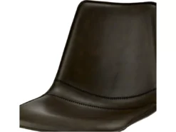 Lot De 2 Chaises Pivotantes Isabel - Simili Et Métal - Marron -Meilleur Meubles Magasin chaise 18875345