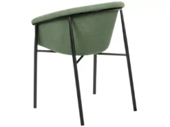 Lot De 2 Chaises De Salle à Manger En Tissu Vert AMES -Meilleur Meubles Magasin chaise 18880421