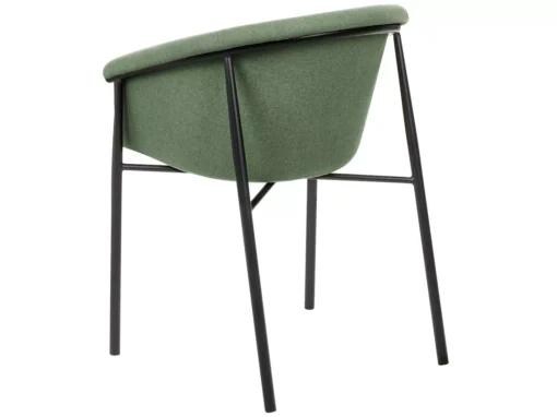 Lot De 2 Chaises De Salle à Manger En Tissu Vert AMES -Meilleur Meubles Magasin chaise 18880421