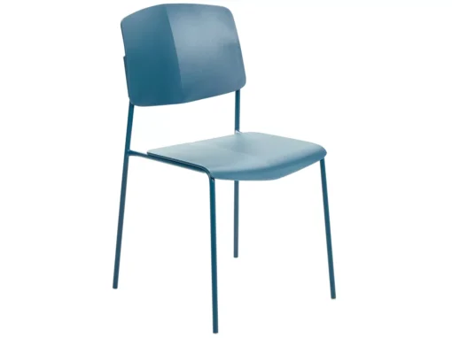 Lot De 4 Chaises De Salle à Manger Bleu ASTORIA -Meilleur Meubles Magasin chaise 18880857