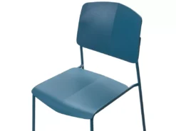 Lot De 4 Chaises De Salle à Manger Bleu ASTORIA -Meilleur Meubles Magasin chaise 18880867