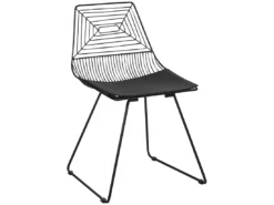 Lot De 2 Chaises De Salle à Manger En Métal Noir BEATTY -Meilleur Meubles Magasin chaise 18902275