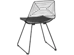 Lot De 2 Chaises De Salle à Manger En Métal Noir BEATTY -Meilleur Meubles Magasin chaise 18902277